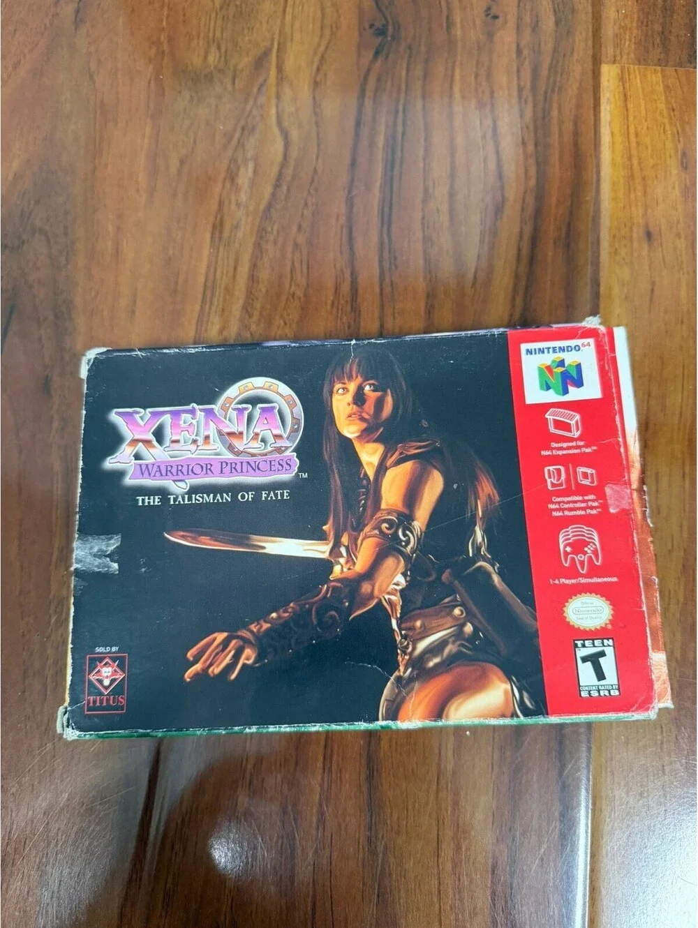 Xena Warrior Princess Talisman of Fate Nintendo 64 N64 CIB Complete Box Manual